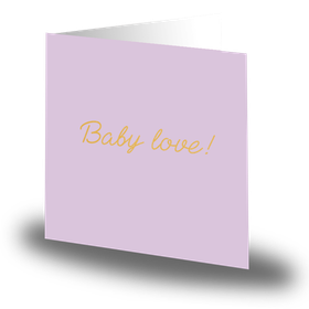 Card small Baby Love