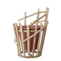 Wall pot rattan