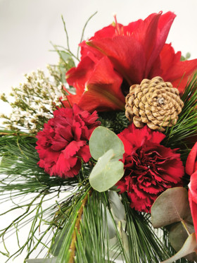 Bouquet Christmas RED Amaryllis