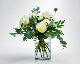 Maljakko sylinteri Amber