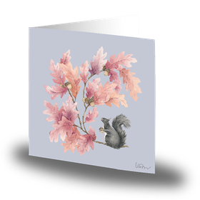 Card Red Oak 15x15cm