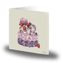 Kortti iso Flowercake 15x15cm 