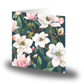 Card Magnolia 15x15cm