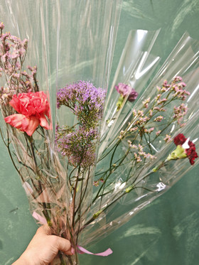 Single packed flowers