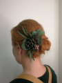Hair flower, comb
