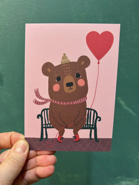 Kortti Nalle ja ilmapallo