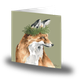 Card Fox 15x15cm
