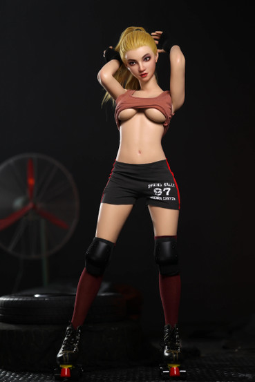 Ariana – 160cm sporttinen seksinukke D-kuppi, blondi silikoni