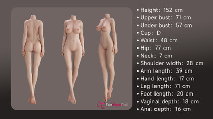 Aria – 152 cm Silikoni Seksinukke D-kuppi
