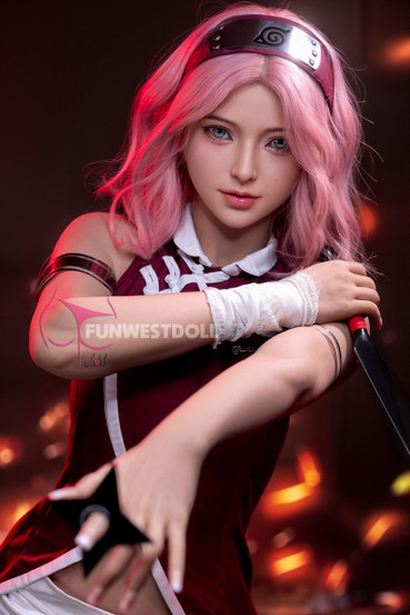 Sakura – 159cm pinkkihiuksinen A-kupin seksinukke