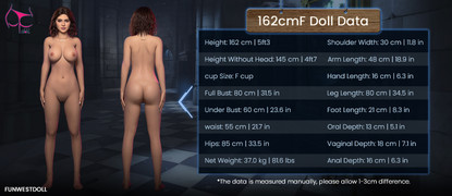 Rose seksinukke 162cm