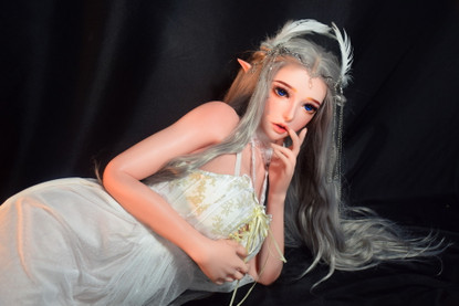 Rie 150 cm Silikoninen Haltia-seksinukke – Elsa Babe