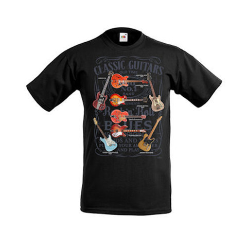 KLASSISET KITARAT 7686 T-paita/aikuisten