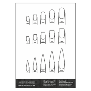 Nail Art -harjoituslehti 1 kpl