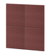 Akustiikkapaneeli IKON neliö 4 kpl, punainen