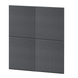Akustiikkapaneeli IKON neliö 4 kpl harmaa
