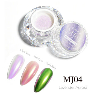 CANNI Chrome Powder MJ4 Lavender Aurora 0.3 g – Nail Pigment