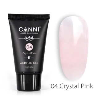 CANNI Poly Nail Gel 04 Crystal Pink 45 g – Polygel