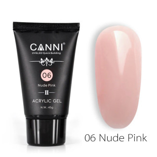 CANNI Poly Nail Gel 06 Nude Pink 45 g – Polygel