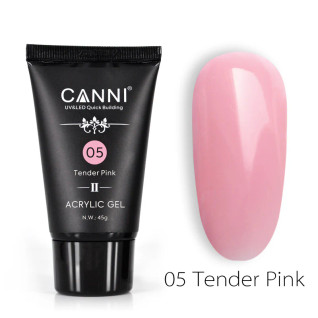 CANNI Poly Nail Gel 05 Tender Pink 45 g – Polygel