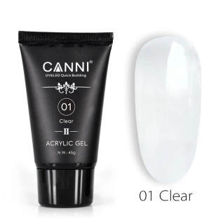 CANNI Poly Nail Gel 01 Clear 45 g – Polygel