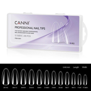 CANNI Professional - Kynsitipit 02 – 240 kpl