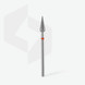 Diamond Nail Drill Bit - Staleks EXPERT - pointed pear - red, 4mm/12mm