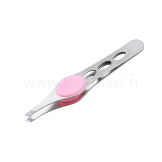 Eyebrow Tweezers - Light pink - 1pc
