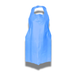 Disposable apron - plastic - blue - 5 pcs