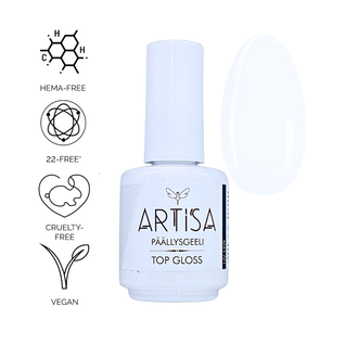 Päällysgeeli - ARTISA - Top Gloss