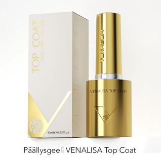 Päällysgeeli - VENALISA - Top Coat - 10ml