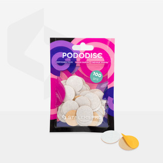 Pedikyyrilevy - Staleks PRO PODODISC M EXPERT 100grit - 50 kpl