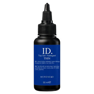 Päällysgeeli - ID. Thin, täyttöpullo - 50ml