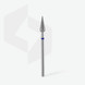 Diamond nail drill bit - Staleks EXPERT - pointed pear, blue, 4mm/12mm