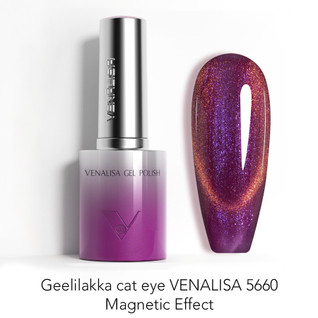 VENALISA Cat Eye geelilakka 5660 – Magneettinen efekti