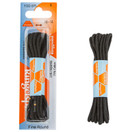 Ringpoint 100 cm shoelaces - THIN round black