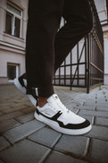 Barebarics ZING Barefoot Sneakers - White & Black