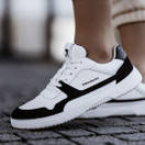 Barebarics ZING Barefoot Sneakers - White & Black