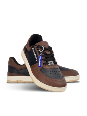 Barebarics WAVE Barefoot Sneakers - Black & Dark Brown