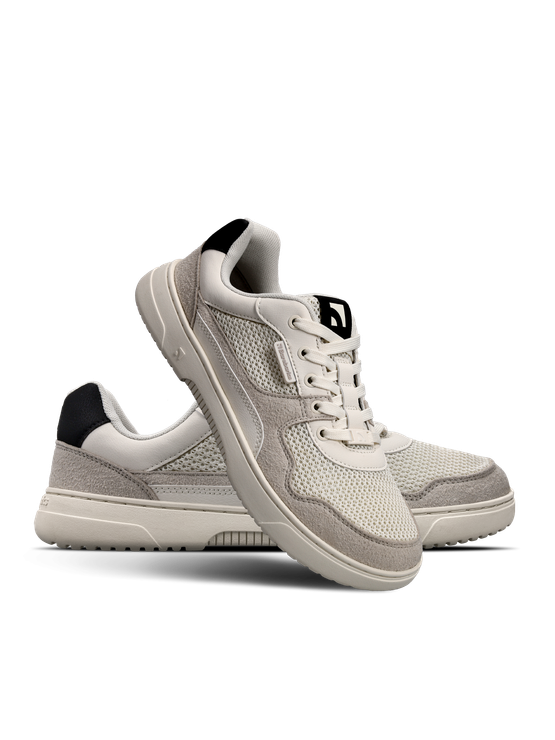 Barebarics ZING FRESH Barefoot Sneakers - White & Beige