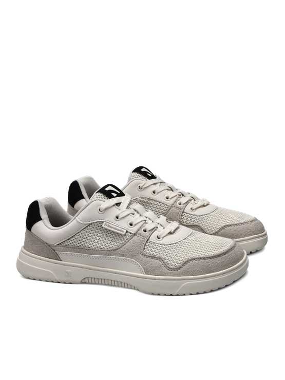 Barebarics ZING FRESH Barefoot Sneakers - White & Beige