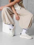 Barebarics ZING FRESH Barefoot Sneakers - White & Beige