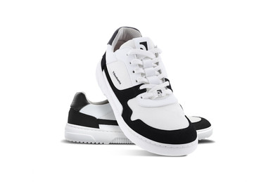 Barebarics ZING Barefoot Sneakers - White & Black