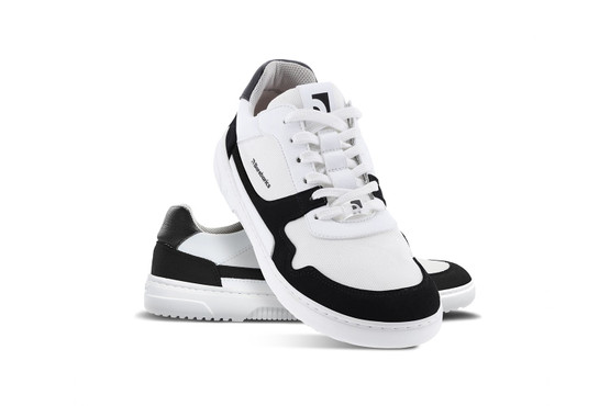 Barebarics Zing Barefoot Sneakers - White & Black