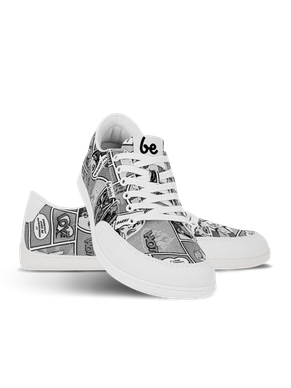 Be Lenka Rebound Barefoot Sneakers - Comics Black & White