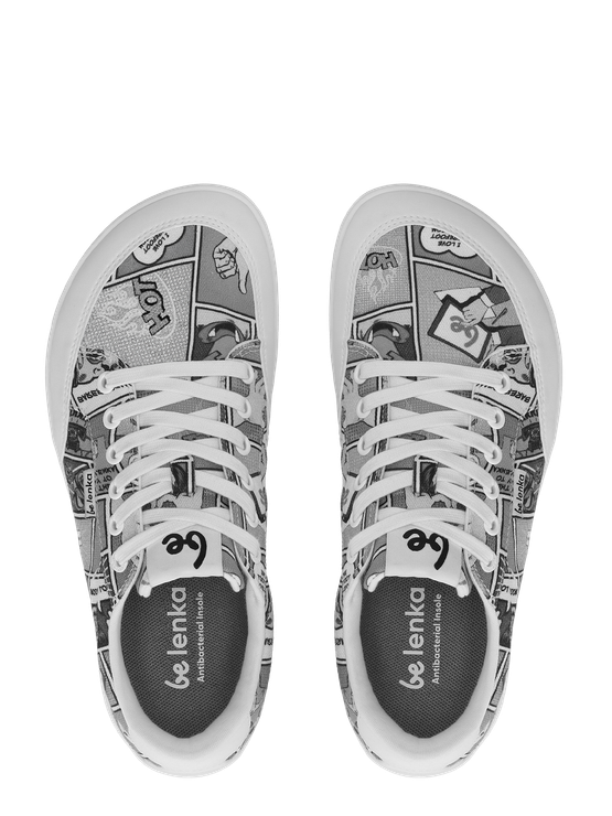 Be Lenka Rebound Barefoot Sneakers - Comics Black & White