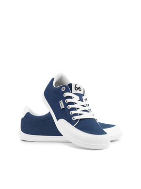 Be Lenka Rebound Barefoot Sneakers - Dark Blue & White