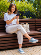 Be Lenka Rebound Barefoot Sneakers - Denim Light Blue