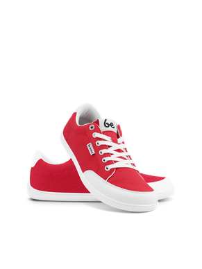 Be Lenka Rebound Barefoot Sneakers - Red & White
