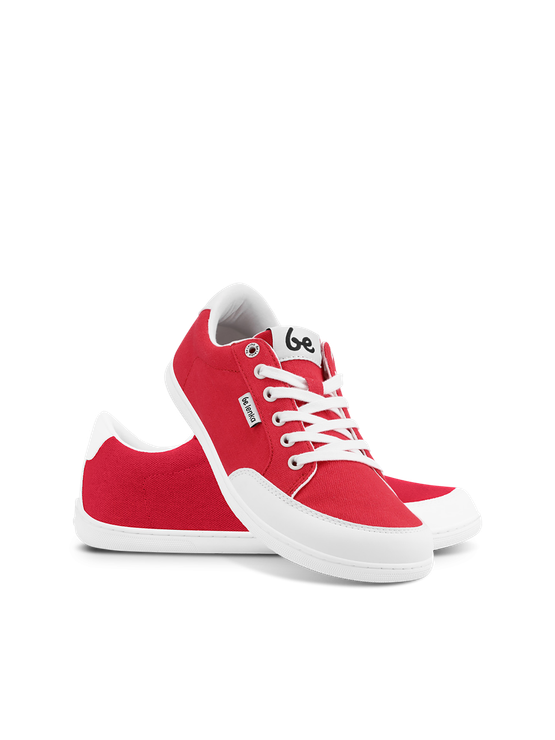 Be Lenka Rebound Barefoot Sneakers - Red & White
